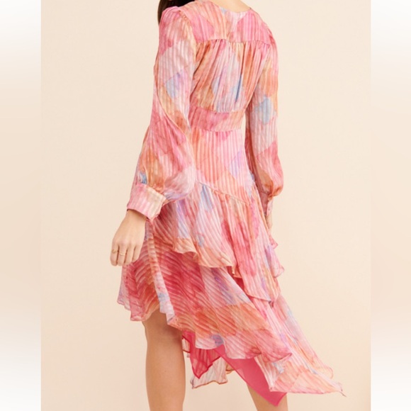 LoveSharkFancy women Meridian silk dress size 0 tried on but NEVER won - Picture 2 of 4